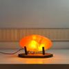 Himalayan Salt Lamp Football Shape Natural Foot Salt Lamp for Relaxation & Therapy, Handcrafted Pink Salt Rock, Alternative to Salt Foot Dome for Feet Detox & Wellness view 1