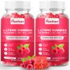 Haohan L-Lysine 1200mg Gummies for Immune Support & Skin Health - High Potency Vegan Gummies, Sugar-Free Raspberry Flavor for Adults & Kids - 120 Count view 1