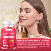 Haohan L-Lysine 1200mg Gummies for Immune Support & Skin Health - High Potency Vegan Gummies, Sugar-Free Raspberry Flavor for Adults & Kids - 60 Count view 4