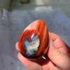 122g Carnelian Egg of Abundance Solar Charged Manifestation Stone Sacred Fertility & Courage Talisman view 1