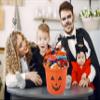 Halloween Chocolate Assortment in Jack O Lantern Pumpkin Bucket, Spooky Party Favor Bulk Candy Gift, Includes Assorted Individually Wrapped Milk Chocolate Trick or Treat Bars view 2