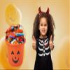 Halloween Chocolate Assortment in Jack O Lantern Pumpkin Bucket, Spooky Party Favor Bulk Candy Gift, Includes Assorted Individually Wrapped Milk Chocolate Trick or Treat Bars view 3