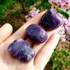 Lepidolite tumbled polished Natural Metaphysical Chakra Crystal Healing Gemstone Specimen - Lepidolite 1pc view 2