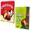 Combo - Choco Pie with Marshmallow and Choco Pie Green Tea - 12 Cakes per Box with 2 Boxes per Order - Product of South Korea view 1