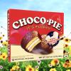 Combo - Choco Pie with Marshmallow and Choco Pie Green Tea - 12 Cakes per Box with 2 Boxes per Order - Product of South Korea view 3