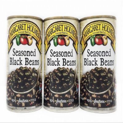 3 Pack of Canned Peas Beans and Vegetables Homes Margaret (15oz, Seasoned Black Beans)