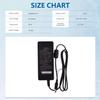 POWALK GSM60A18-P1J 60W Power Adapter, 18V 3.33A AC-DC Converter, 80-264VAC Input, IEC320-C14 Plug view 3