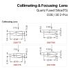 2Pcs Spherical Focusing Lens D28 D30 F75/100/125/150/155/200mm Quartz Fused Silica for Fiber Laser 1064nm(Diameter 30mm,F150mm) view 4