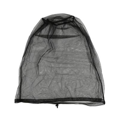 2Pcs Mosquito Net for Insect, Fly and Insect Protection, with Large and Long Holes, is Suitable for Hiking, Fishing and Hats Suitable(Black).