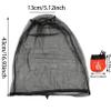 2Pcs Mosquito Net for Insect, Fly and Insect Protection, with Large and Long Holes, is Suitable for Hiking, Fishing and Hats Suitable(Black). view 4