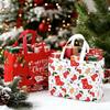 sanchlor 12 Pack Christmas Gift Bags, 12.6"x9.8"x6.7" Large Non-Woven Tote Bags with Handles for Wrapping Xmas Party Favors view 2
