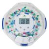 28-Day Automatic Pill Dispenser for Elderly with Alarm, Sound/Light Alerts, Locked Pill Dispenser Machine for Seniors/Dementia, Timed Pill Dispenser Machine for Prescriptions & Vitamins, Frosted Lid view 1
