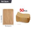 hcaklozgshi 50PCS Kraft Paper Bags Garden Agriculture Seed Protection Pouch Home Mini Envelope Packets Gift Candy Bag for Storage Packaging(9x13cm-50PCS) view 3