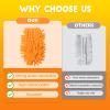 8 Pack Reusable Duster Refill Compatible with Swiffer Hand Duster, 360 Heavy Duty Duster Refills for Cleaning, Office, Ceiling Fan (Handle is Not Included) view 4