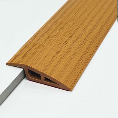 10FT/3meter Floor Transition Strip Vinyl Door Threshold Flooring Transition Self Adhesive Carpet Edging for Laminate Doorway Edge Height Threshold Ramps for Doorwa(Size:17-20mm,Color:Yellow Oak)