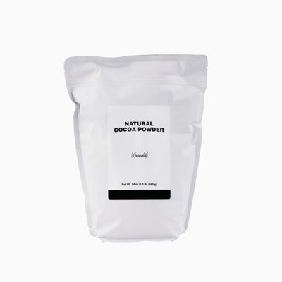 Minimalist Natural Cocoa Powder with 10-12% Cocoa Butter, Perfect for Baking and Hot Chocolate, Packaged for Convenience in a Resealable Bag (1.5 Pound)