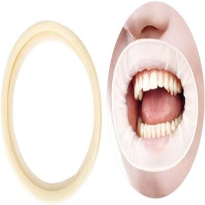 10 Pcs Disposable Rubber Cheek Mouth Opener O Shape Rubber Dam Mouth Opener Retractors