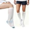2 Pairs Knee-High Anti-Embolism Stockings for Men & Women White 15-20 mmHg Compression with Inspection Holes (Medium) view 1