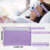 6 Pack Satin CPAP Strap Covers Soft, CPAP Headgear Strap Covers, Comfortable CPAP Supplies Silk CPAP Strap Covers, Universal and Breathable CPAP Mask Cushions for Reducing Red Marks (Light-Purple) view 2