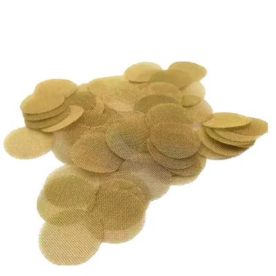 100 Pcs Premium Pipe Screens - Stainless Steel & Brass Filters for Water Pipes, Reusable, 12.7mm-25mm Fit(15mmBrass)