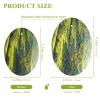 YETTASBIN Green Landscape 3PCS Wood Pulp Scrub Sponges, Reusable Absorbent Household Cleaning Sponge Non-Scratch Kitchen Dish Sponges, Multi-Surface Safe Scrubber for Nonstick Pans, Pots view 2