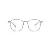 ALKAHE Square Reading Glasses for Women Men Lightweight Plastic Thin Frame Blue Light Blocking Reader Eyeglasses Light Grey Frame Glasses 3.0 view 1