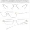 ALKAHE Square Reading Glasses for Women Men Lightweight Plastic Thin Frame Blue Light Blocking Reader Eyeglasses Light Grey Frame Glasses 3.0 view 3
