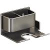 yeeplant Aluminum Hair Dryer Mount with Power Socket, Modern Wall Holder for Blow Dryer, Space-Saving Design, Suitable for and Other Brands, No Drilling Required, Accessory Storage Included view 1