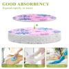 YETTASBIN Christmas Snowflakes 3PCS Wood Pulp Scrub Sponges, Reusable Absorbent Household Cleaning Sponge Non-Scratch Kitchen Dish Sponges, Multi-Surface Safe Scrubber for Nonstick Pans, Pots view 3