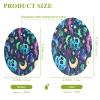 YETTASBIN Halloween Skull Bat 3PCS Wood Pulp Scrub Sponges, Reusable Absorbent Household Cleaning Sponge Non-Scratch Kitchen Dish Sponges, Multi-Surface Safe Scrubber for Nonstick Pans, Pots view 2