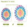 YETTASBIN Te Dye 3PCS Wood Pulp Scrub Sponges, Reusable Absorbent Household Cleaning Sponge Non-Scratch Kitchen Dish Sponges, Multi-Surface Safe Scrubber for Nonstick Pans, Pots view 2