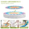 YETTASBIN Te Dye 3PCS Wood Pulp Scrub Sponges, Reusable Absorbent Household Cleaning Sponge Non-Scratch Kitchen Dish Sponges, Multi-Surface Safe Scrubber for Nonstick Pans, Pots view 3