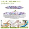 YETTASBIN Butterfly 3PCS Wood Pulp Scrub Sponges, Reusable Absorbent Household Cleaning Sponge Non-Scratch Kitchen Dish Sponges, Multi-Surface Safe Scrubber for Nonstick Pans, Pots view 3