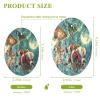 YETTASBIN Christmas Santa Claus 3PCS Wood Pulp Scrub Sponges, Reusable Absorbent Household Cleaning Sponge Non-Scratch Kitchen Dish Sponges, Multi-Surface Safe Scrubber for Nonstick Pans, Pots view 2