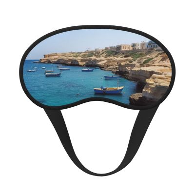 Coastal of Malta Sleep Mask for Side Sleeper - Total Blackout Sleeping Mask, Super Lightweight Soft Eye Mask for Sleeping, Zero Pressure Eye Cover Night Blindfold for Men Women