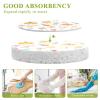 YETTASBIN Thanksgiving Pumpkin 3PCS Wood Pulp Scrub Sponges, Reusable Absorbent Household Cleaning Sponge Non-Scratch Kitchen Dish Sponges, Multi-Surface Safe Scrubber for Nonstick Pans, Pots view 3