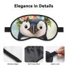 Penguin Wearing Flowers Sleep Mask for Side Sleeper - Total Blackout Sleeping Mask, Super Lightweight Soft Eye Mask for Sleeping, Zero Pressure Eye Cover Night Blindfold for Men Women view 3