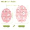 YETTASBIN Pink White Flower 3PCS Wood Pulp Scrub Sponges, Reusable Absorbent Household Cleaning Sponge Non-Scratch Kitchen Dish Sponges, Multi-Surface Safe Scrubber for Nonstick Pans, Pots view 2