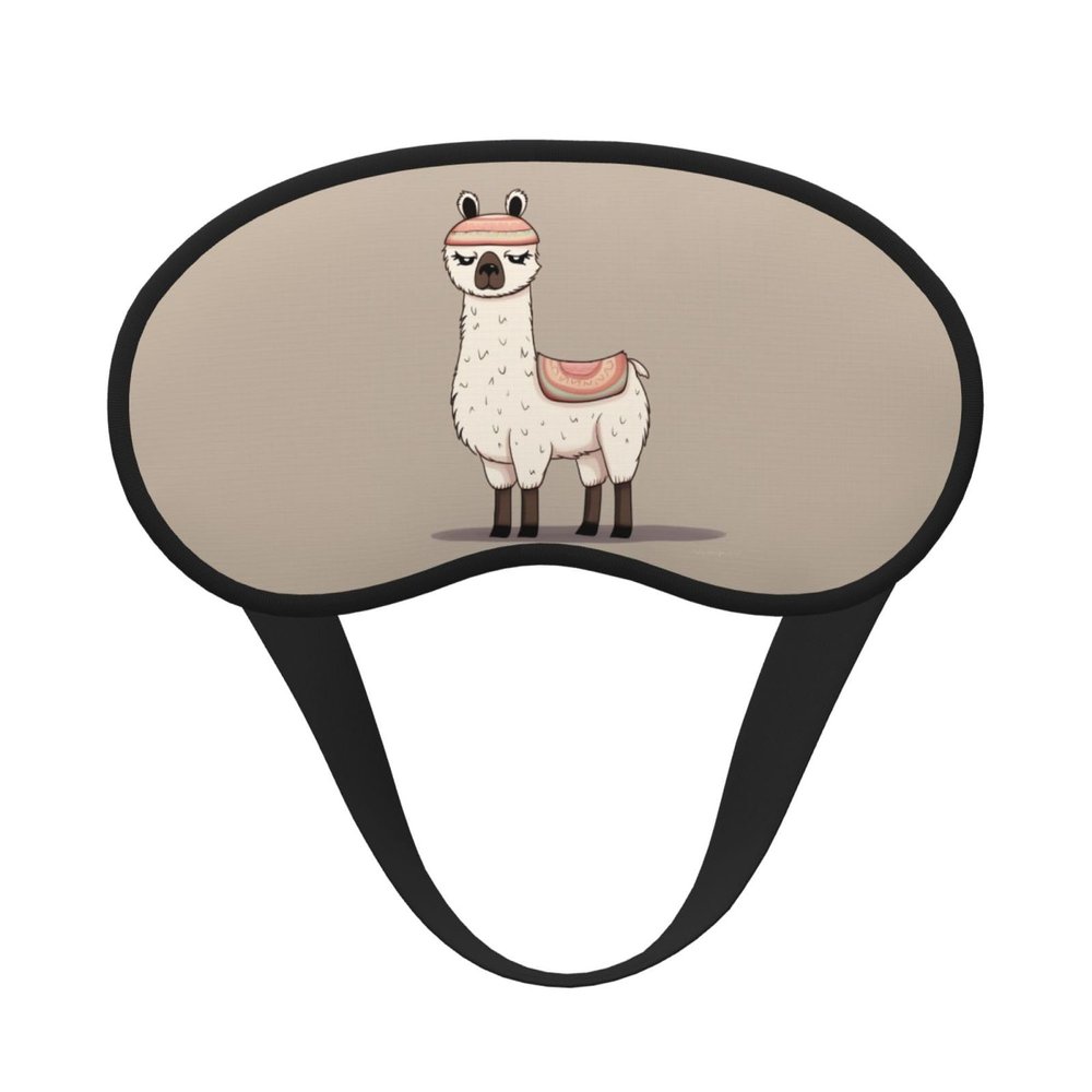 No Drama Llama Sleep Mask for Side Sleeper - Total Blackout Sleeping Mask, Super Lightweight Soft Eye Mask for Sleeping, Zero Pressure Eye Cover Night Blindfold for Men Women