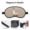 No Drama Llama Sleep Mask for Side Sleeper - Total Blackout Sleeping Mask, Super Lightweight Soft Eye Mask for Sleeping, Zero Pressure Eye Cover Night Blindfold for Men Women view 3