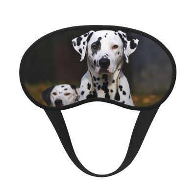 Dalmatian Dog Sleep Mask for Side Sleeper - Total Blackout Sleeping Mask, Super Lightweight Soft Eye Mask for Sleeping, Zero Pressure Eye Cover Night Blindfold for Men Women