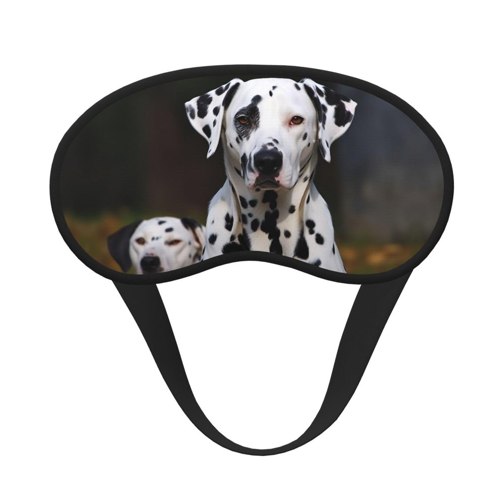 Dalmatian Dog Sleep Mask for Side Sleeper - Total Blackout Sleeping Mask, Super Lightweight Soft Eye Mask for Sleeping, Zero Pressure Eye Cover Night Blindfold for Men Women