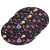 YETTASBIN Mystical Elements 3PCS Wood Pulp Scrub Sponges, Reusable Absorbent Household Cleaning Sponge Non-Scratch Kitchen Dish Sponges, Multi-Surface Safe Scrubber for Nonstick Pans, Pots view 1