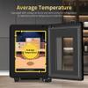 aKpJhgD 8l Electric Cigar Humidor,Small Home Cigar Cabinet,Cedar Wood Shelf,Intelligent Temperature Control/Humidification/LED Light,Capacity 100PCS USBCharge view 2