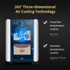 aKpJhgD 8l Electric Cigar Humidor,Small Home Cigar Cabinet,Cedar Wood Shelf,Intelligent Temperature Control/Humidification/LED Light,Capacity 100PCS USBCharge view 3