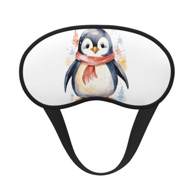 Cute Cartoon Penguin Sleep Mask for Side Sleeper - Total Blackout Sleeping Mask, Super Lightweight Soft Eye Mask for Sleeping, Zero Pressure Eye Cover Night Blindfold for Men Women