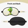 Cute Dinosaur Sleep Mask for Side Sleeper - Total Blackout Sleeping Mask, Super Lightweight Soft Eye Mask for Sleeping, Zero Pressure Eye Cover Night Blindfold for Men Women view 2