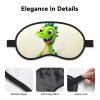 Cute Dinosaur Sleep Mask for Side Sleeper - Total Blackout Sleeping Mask, Super Lightweight Soft Eye Mask for Sleeping, Zero Pressure Eye Cover Night Blindfold for Men Women view 3