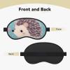 Hedgehog Polkadot Sleep Mask for Side Sleeper - Total Blackout Sleeping Mask, Super Lightweight Soft Eye Mask for Sleeping, Zero Pressure Eye Cover Night Blindfold for Men Women view 2