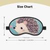 Hedgehog Polkadot Sleep Mask for Side Sleeper - Total Blackout Sleeping Mask, Super Lightweight Soft Eye Mask for Sleeping, Zero Pressure Eye Cover Night Blindfold for Men Women view 4